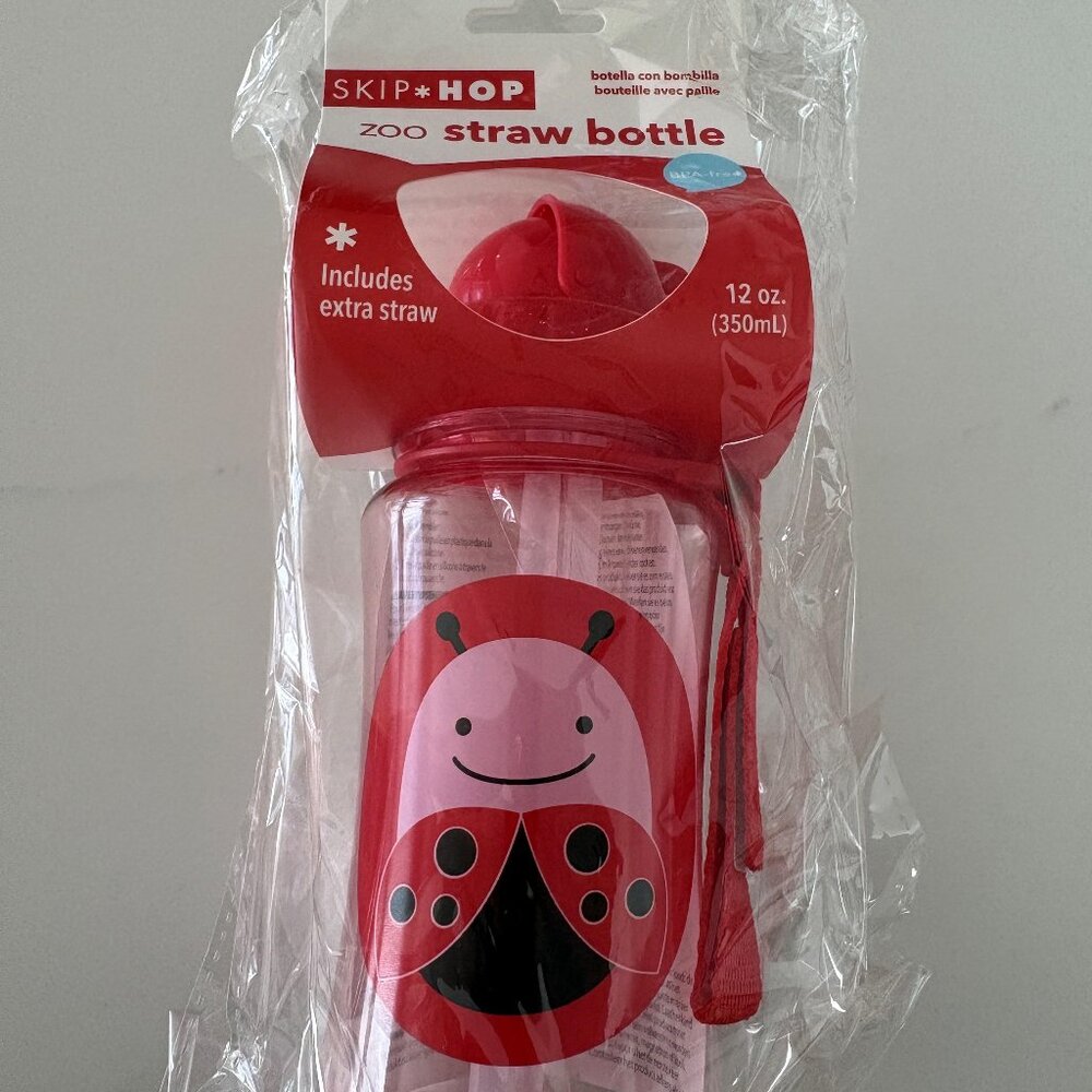 Skip*Hop ZOO Straw Bottle Ladybug